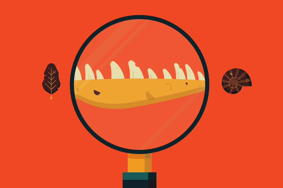 tar pits microfossils animated GIF