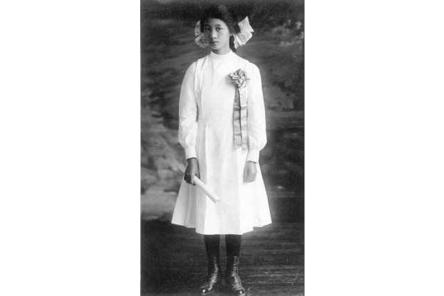 Ellen Soo as a young girl 
