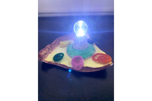 Kiana&#039;s object pizza with light 