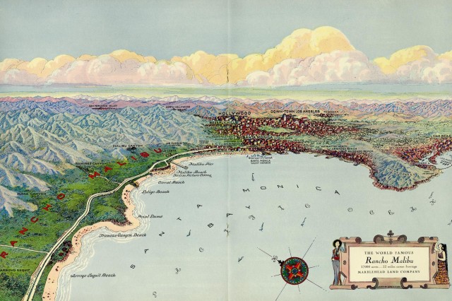 Centerfold Map from Marblehead Land Company Brochure, ca. 1939