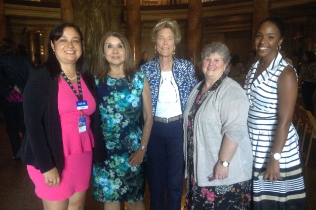 Grace Cabrera, Martha Garcia, Dr. Jane Pisano, Dawn McDivitt and Kiara Brown