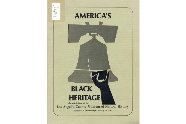 Exhibit cover from America’s Black Heritage, 1969