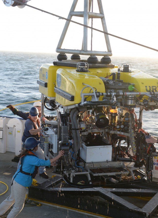 Ocean Exploration Trust staff aboard E/V Nautilus, Channel Islands Marine Sanctuary