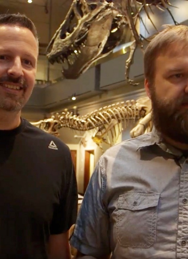 Dino inspirations with Robert Kirkman and Jason Howard