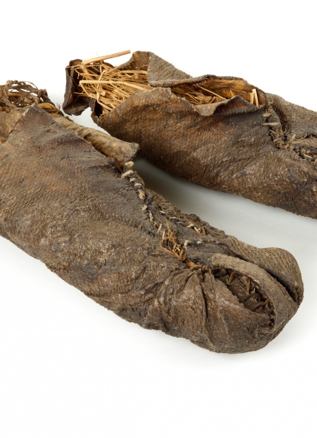 Anthro - Animal Parts: Ainu fish skin shoes