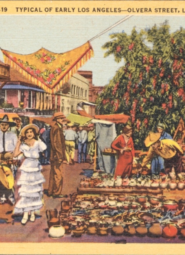 Olvera Street Illustration
