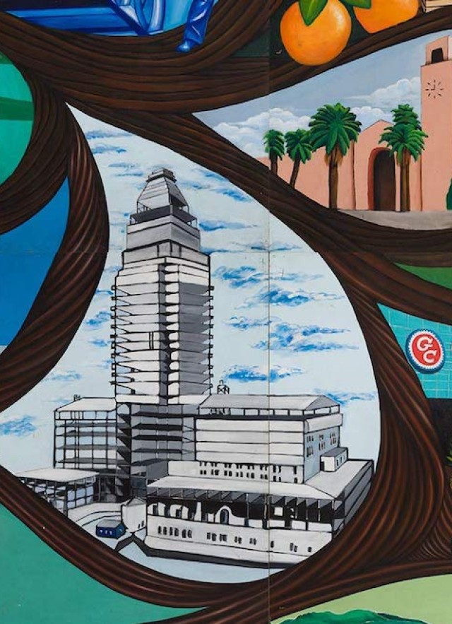 Barbara Currasco Mural detail -- Los Angeles City Hall