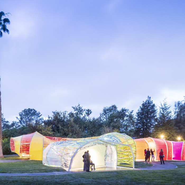 serpentine pavilion evening light