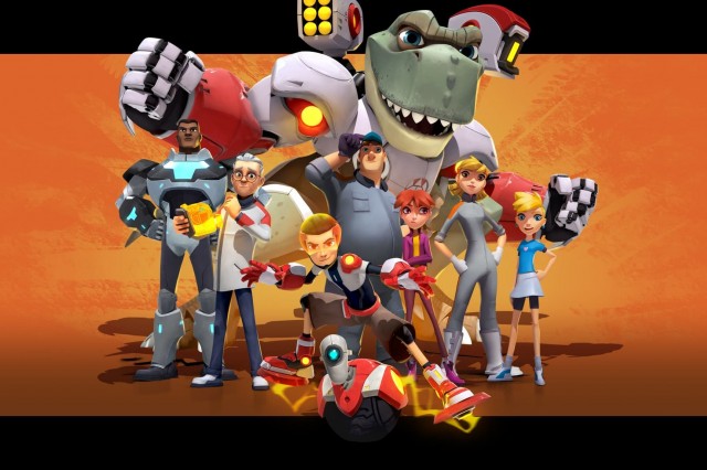 Super Dinosaur Cartoon Announcement Image