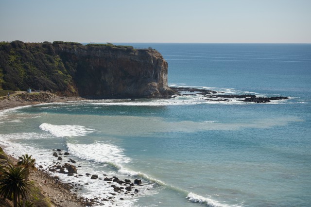 Image of ocean off the coast of Palos Verdes