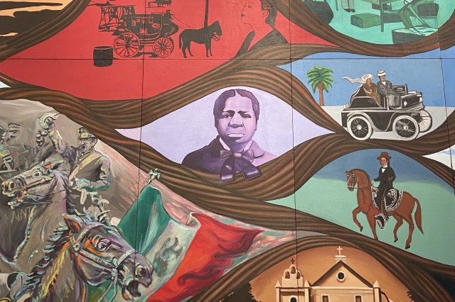 Barbara Carrasco&#039;s Mural with Biddy Mason