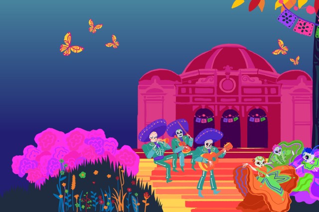 Art for Dia de los Muertos