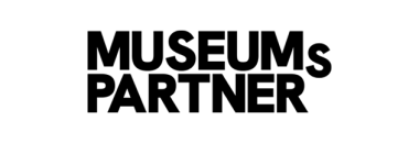 Museum on top of Partner in black capital letters next to a lower case s