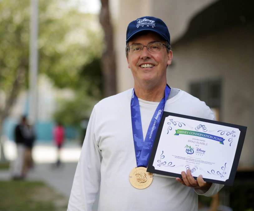 Principal Brad Rumble Wins Disney Conservation Hero Award