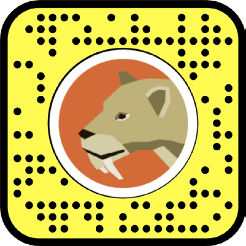 Saber-toothed cat snapchat code