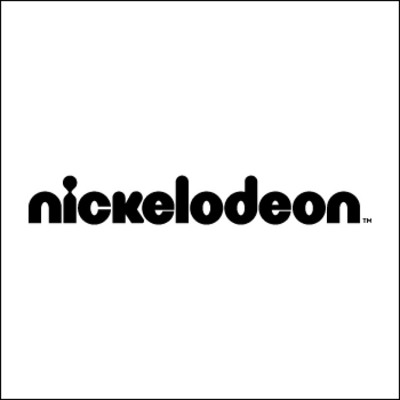 Nickelodeon logo with Nickelodeon spelled out in lowercase and black letters